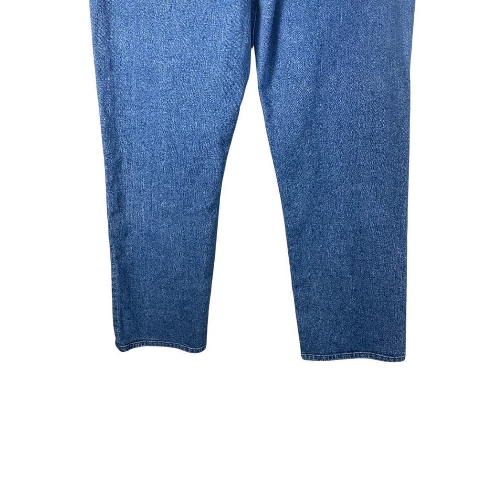 Loft Straight Leg Pintuck Seam Crease Jeans Casual 12 - Picture 7 of 11